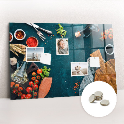 Quadro magnético decorativo Utensílios de cozinha