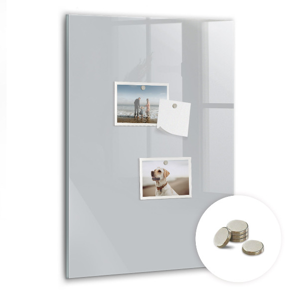 Quadro magnético Cor cinza claro