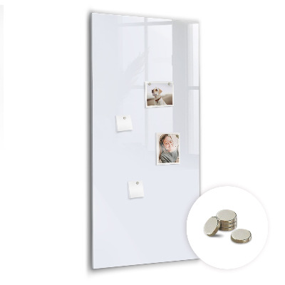 Lousa de vidro magnética Cor: branco escuro