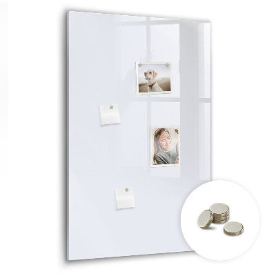 Lousa de vidro magnética Cor: branco escuro