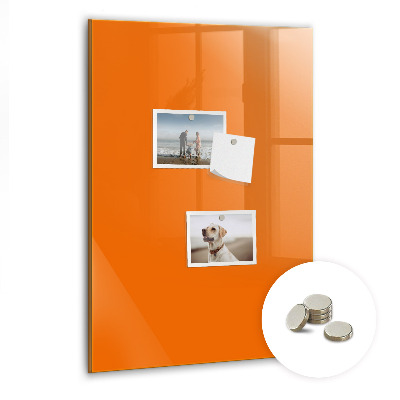 Quadro magnético decorativo Cor laranja