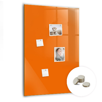 Quadro magnético decorativo Cor laranja