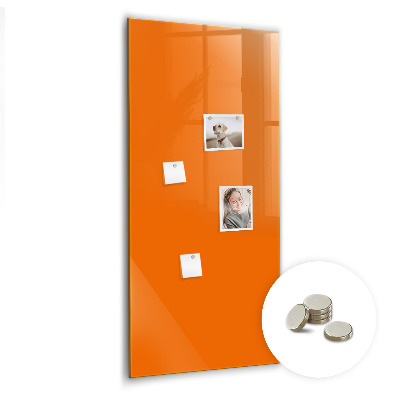 Quadro magnético decorativo Cor laranja