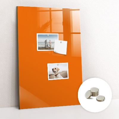 Quadro magnético decorativo Cor laranja