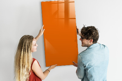 Quadro magnético decorativo Cor laranja