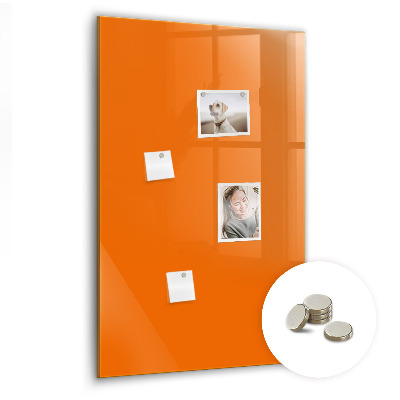 Quadro magnético decorativo Cor laranja