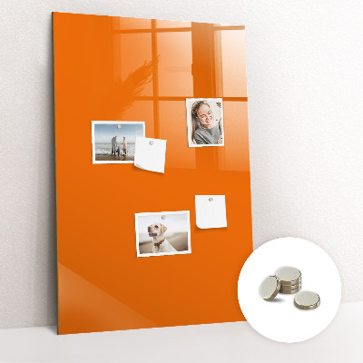 Quadro magnético decorativo Cor laranja