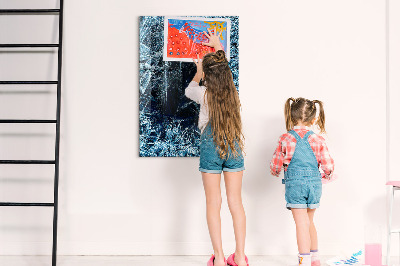 Quadro magnético Uma camada de gelo