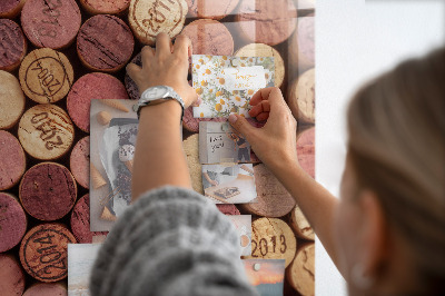 Quadro magnético decorativo Rolhas de vinho