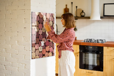 Quadro magnético decorativo Rolhas de vinho