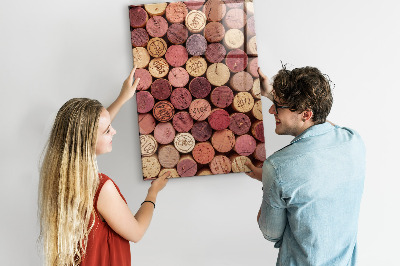 Quadro magnético decorativo Rolhas de vinho