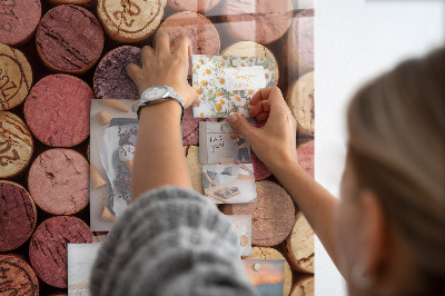 Quadro magnético decorativo Rolhas de vinho