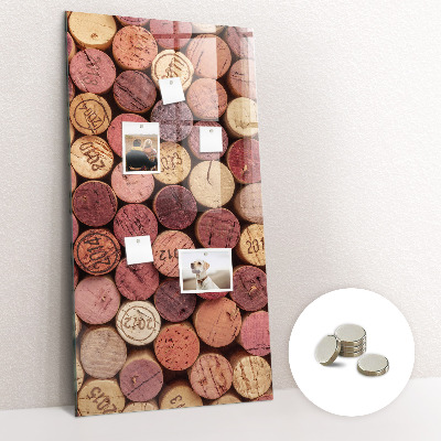 Quadro magnético decorativo Rolhas de vinho