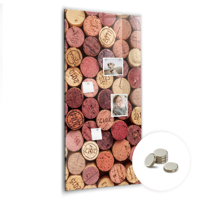 Quadro magnético decorativo Rolhas de vinho