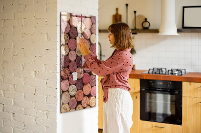 Quadro magnético decorativo Rolhas de vinho