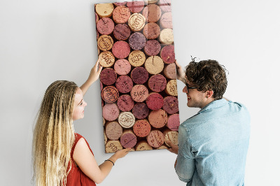 Quadro magnético decorativo Rolhas de vinho