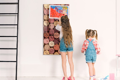 Quadro magnético decorativo Rolhas de vinho
