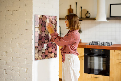 Quadro magnético decorativo Rolhas de vinho