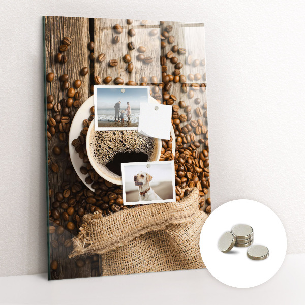 Quadro magnético decorativo Uma xícara de café