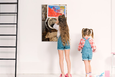 Quadro magnético decorativo Uma xícara de café