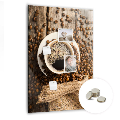 Quadro magnético decorativo Uma xícara de café