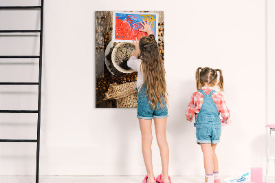 Quadro magnético decorativo Uma xícara de café