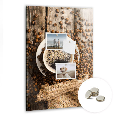 Quadro magnético decorativo Uma xícara de café