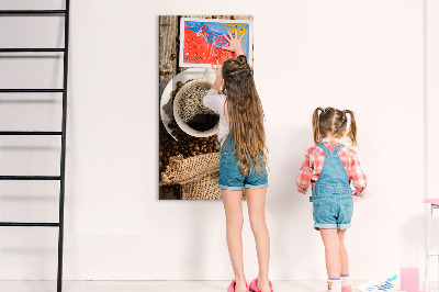 Quadro magnético decorativo Uma xícara de café