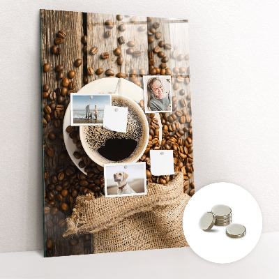 Quadro magnético decorativo Uma xícara de café