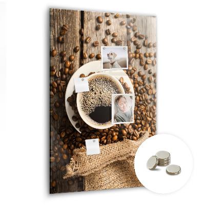 Quadro magnético decorativo Uma xícara de café