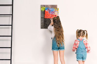 Quadro magnético decorativo Sementes de girassol