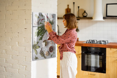 Quadro magnético Ervas