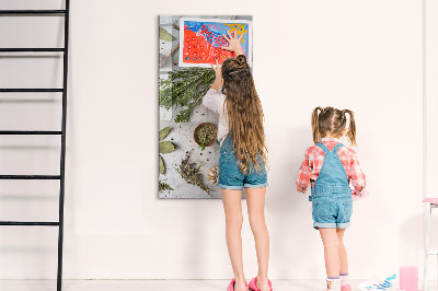 Quadro magnético Ervas