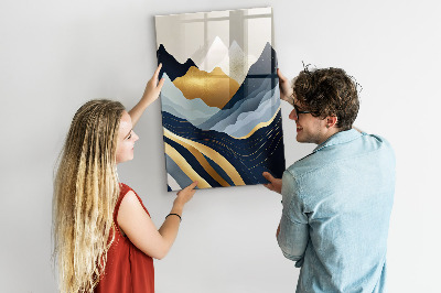 Quadro magnético decorativo Paisagem abstrata