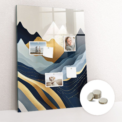 Quadro magnético decorativo Paisagem abstrata