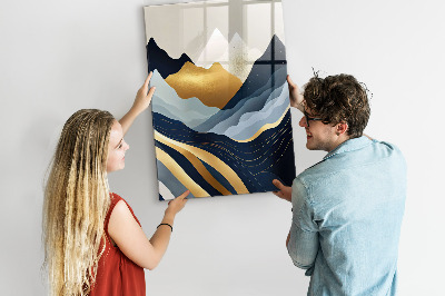 Quadro magnético decorativo Paisagem abstrata