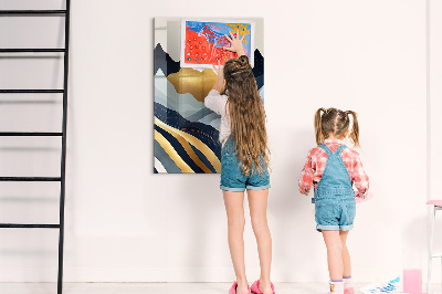 Quadro magnético decorativo Paisagem abstrata