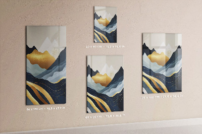 Quadro magnético decorativo Paisagem abstrata