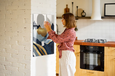 Quadro magnético decorativo Paisagem abstrata