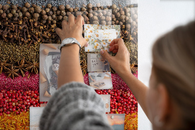 Quadro magnético Fileiras de especiarias