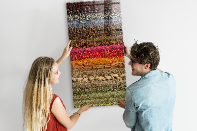 Quadro magnético Fileiras de especiarias