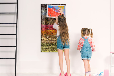 Quadro magnético Fileiras de especiarias