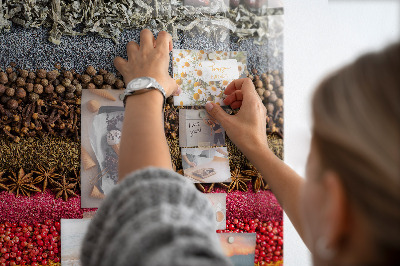 Quadro magnético Fileiras de especiarias