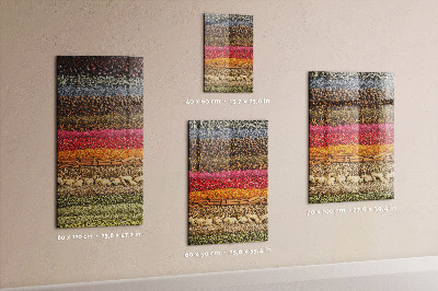 Quadro magnético Fileiras de especiarias