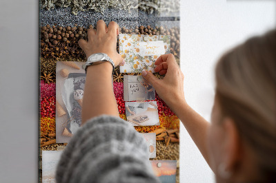 Quadro magnético Fileiras de especiarias