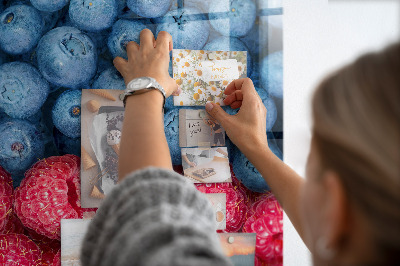 Quadro magnético decorativo Mirtilos e framboesas