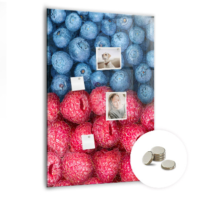 Quadro magnético decorativo Mirtilos e framboesas