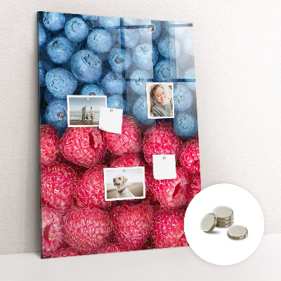 Quadro magnético decorativo Mirtilos e framboesas