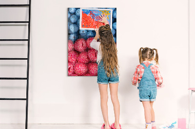 Quadro magnético decorativo Mirtilos e framboesas