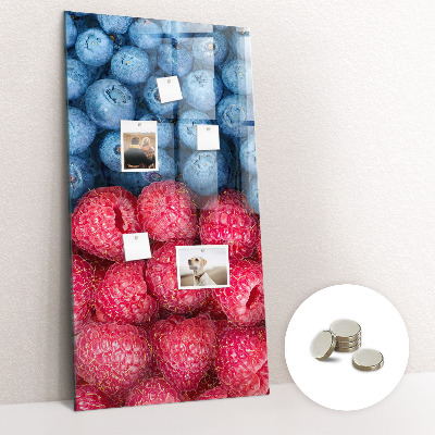 Quadro magnético decorativo Mirtilos e framboesas